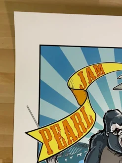 Pearl Jam - 2006 Joe Whyte Poster Sydney, Australia Acer Arena