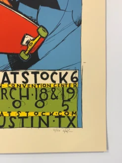 Gig Posters Flatstock 6 - 2005 Jay Ryan Poster Austin, TX Austin Convention Center