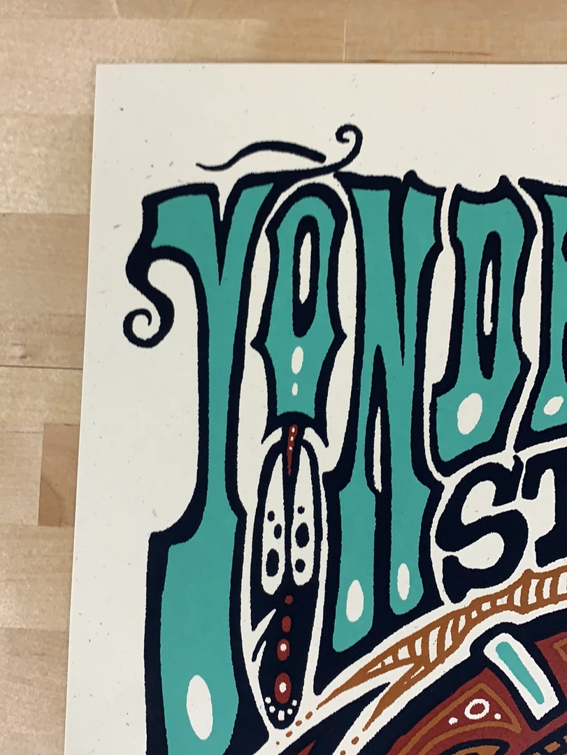 Yonder Mountain String Band - 2011 Jeff Wood Poster Red Rocks Morrison, CO