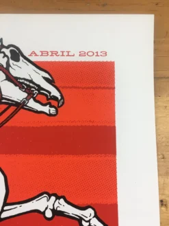 Ames Brothers Pearl Jam - 2013 Ames Bros Poster Santiago, Chile Lollapalooza S/N Gig Posters