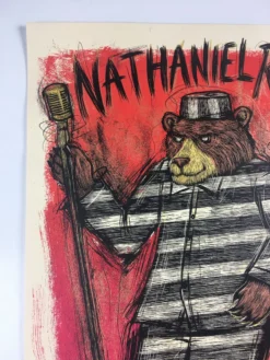 Nathaniel Rateliff And The Night Sweats - 2015 Dan Grzeca Poster Chicago, IL Par