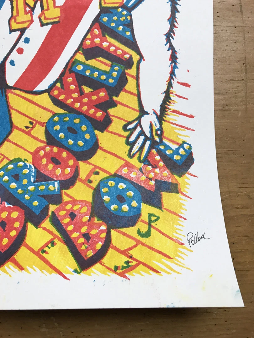 Umphrey's McGee - 2013 Jim Pollock Poster Brooklyn, NY Bowl AP Gig Posters