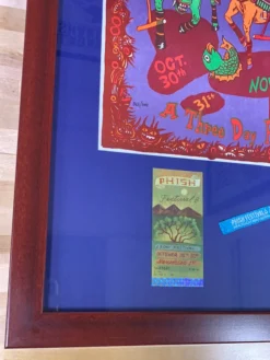 Phish - 2009 Jim Pollock Poster Indio, CA Festival 8, Framed Empire Polo Club