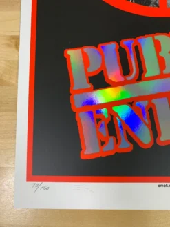 Public Enemy - 2020 Emek Poster Foil NO Date The Terrordome Foil Posters