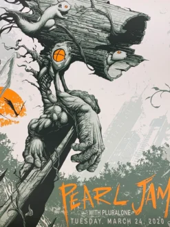 Pearl Jam - 2020 Shawn Byous Poster Hamilton, ON, CAN Gig Posters