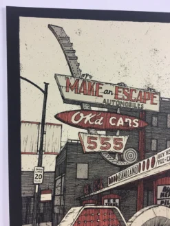 Mike Gordon - 2015 Landland Poster Chicago, IL Vic Theater