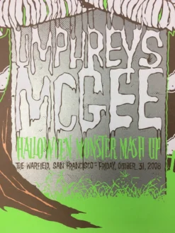 Umphrey's McGee - 2008 Todd Slater Poster San Francisco, CA Warfield Theater Gig Posters