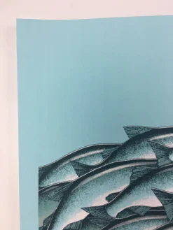 Art Prints Salmon Run - 2015 Justin Santora Poster Art Print