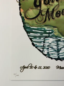 Gig Posters Yonder Mountain String Band - 2010 Brian Langeliers Poster Missoula, MT