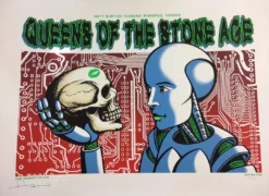 Queens Of The Stone Age - 2008 Justin Hampton Poster Winnipeg, CAN Burton Cummin Gig Posters