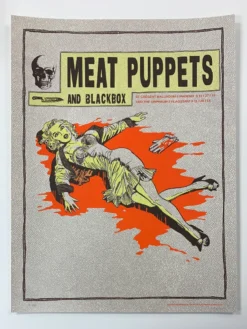 Meat Puppets - 2015 Fugscreens Studios Poster Phoenix, Flagstaff, AZ Gig Posters