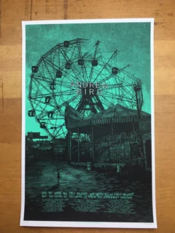 Andrew Bird - 2009 Daniel Danger Poster European Tour