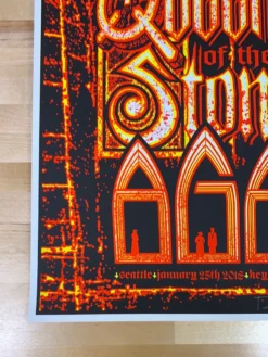 Queens Of The Stone Age - 2018 Brad Klausen Poster Seattle, WA Key Arena