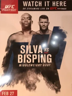Sold Out Posters UFC Poster Silva Vs. Bisping London Ultimate Fighter