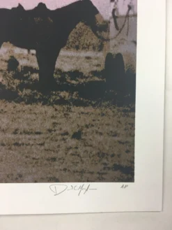 The Last Buffalo Hunt - 2011 Dan MacAdam Crosshair Poster Art Print