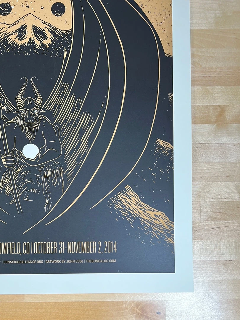 Colorado Widespread Panic - 2014 John Vogl Poster Broomfield, CO N2