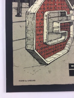 Mike Gordon - 2015 Landland Poster Chicago, IL Vic Theater