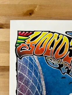 Colorado Yonder Mountain String Band - 2007 Robert Marx Poster The Fillmore Denver, CO 12/31