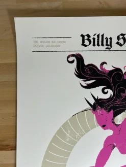 Billy Strings - 2021 Delicious Design League Poster Denver, CO 10/14 AP Colorado