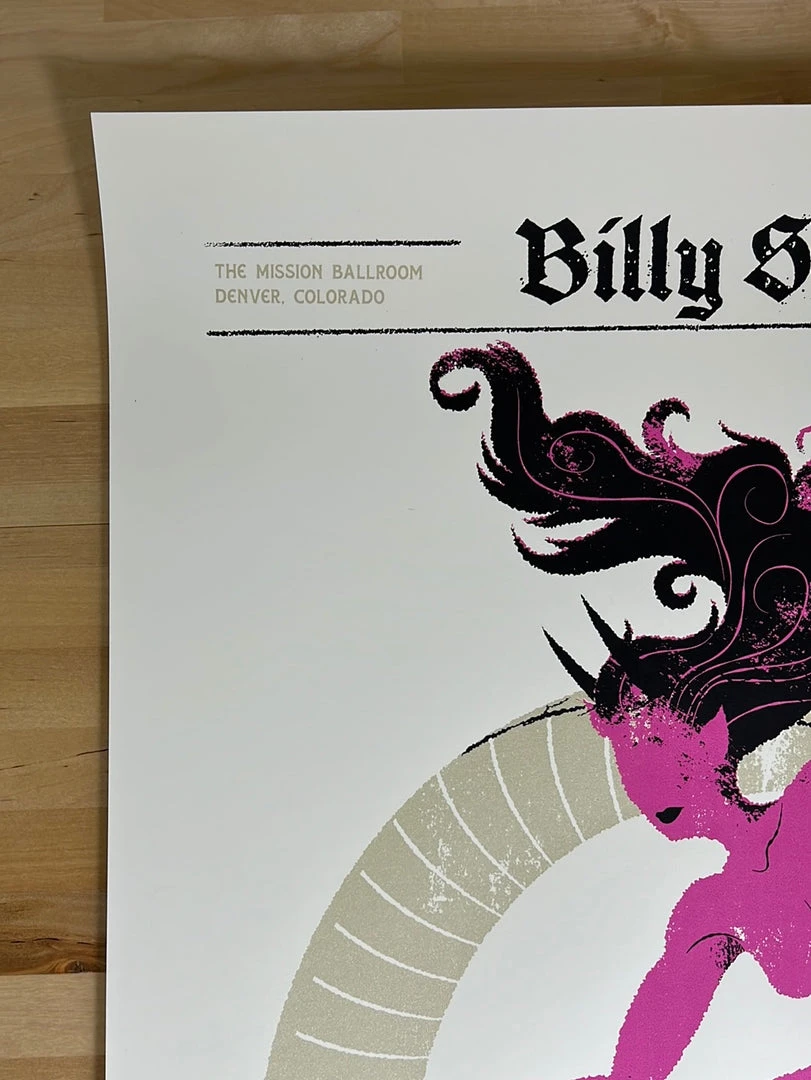Billy Strings - 2021 Delicious Design League Poster Denver, CO 10/14 AP Colorado