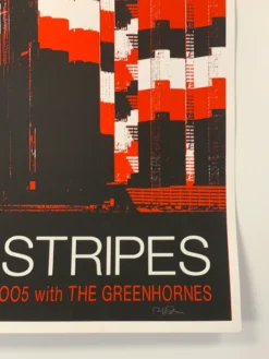 The White Stripes - 2005 Rob Jones Poster Euro Tour Gig Posters