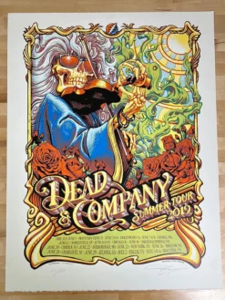 Dead & Company - 2019 AJ Masthay Poster Summer Tour 1250 Gig Posters