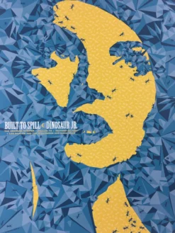 Built To Spill, Dinosaur Jr. - 2009 Todd Slater Poster Dallas, Tx Granada Theate Gig Posters