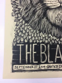 The Black Keys - 2014 Dan Grzeca Poster Chicago, IL United Center