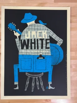 Jack White - 2012 Methane Poster Atlanta, GA Fox Theatre Gig Posters