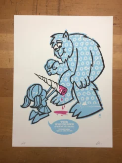 Unicorns - 2004 Methane Studios Poster Atlanta, GA Echo Lounge Gig Posters