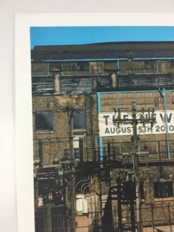 The New Pornographers - 2010 Dan MacAdam Crosshair Poster Chicago, IL Metro
