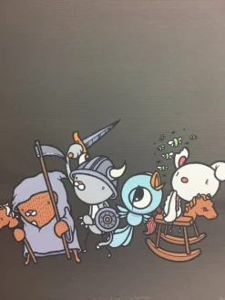 Four Fuzzy Horsemen - 2007 Mike Budai Artist Proof Art Prints