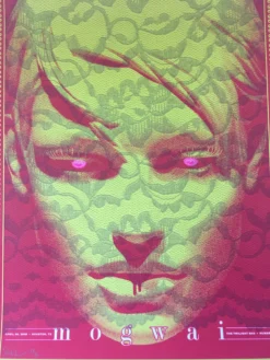 Mogwai - 2009 Todd Slater Poster Houston, TX Numbers Gig Posters