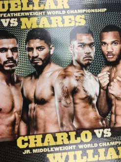 Sold Out Posters Boxing - Cuellar Vs Mares, Charlo Vs Williams, Anthony Joshua Poster Three World