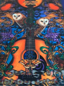 Rothbury - 2009 Michael Everett Lenticular Poster Conscious Alliance Gig Posters