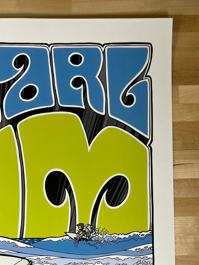 Pearl Jam - 2006 Daymon Greulich Poster Newcastle, AUS Kings Of Leon