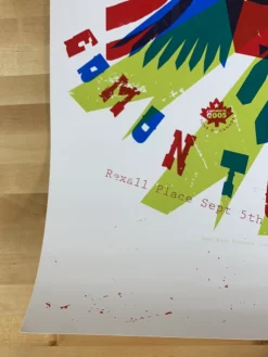 Ames Brothers Gig Posters Pearl Jam - 2005 Ames Design Poster (Damaged) Edmonton, AB, CAN Rexall Place