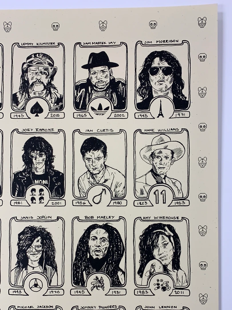 Dead Rock Stars - Fugscreens Studios Poster Art Print