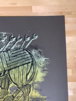 Serengeti Ghost - 2009 Dan Grzeca Poster Art Print Dark Brown