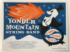 Decoder Ring Design Concern Yonder Mountain String Band - 2006 Decoder Ring Poster Cabin Fever Tour