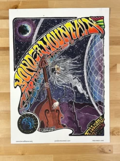 Yonder Mountain String Band - 2007 Robert Marx Poster The Fillmore Denver, CO 12/29 Colorado