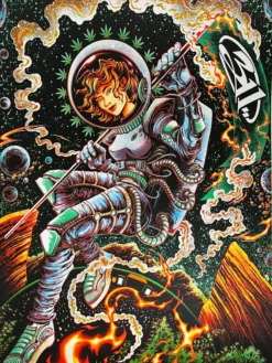 311 - 1996 Miles Tsang Poster Red Rocks Morrison, CO GREEN