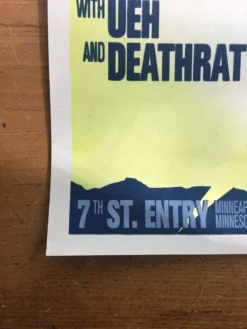 Kinski - 2004 Burlesque Of North America Poster Minneapolis, MN 7th St. Entry