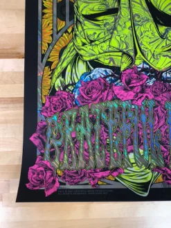 Grateful Dead - 2021 Rhys Cooper Poster Art Print Fluoro Foil