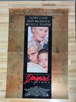Sold Out Posters Dangerous Liaisons - 1988 One Sheet Movie Poster Original Vintage 27x40