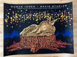 Colorado Norah Jones - 2019 Todd Slater Poster Red Rocks Morrison, CO AP
