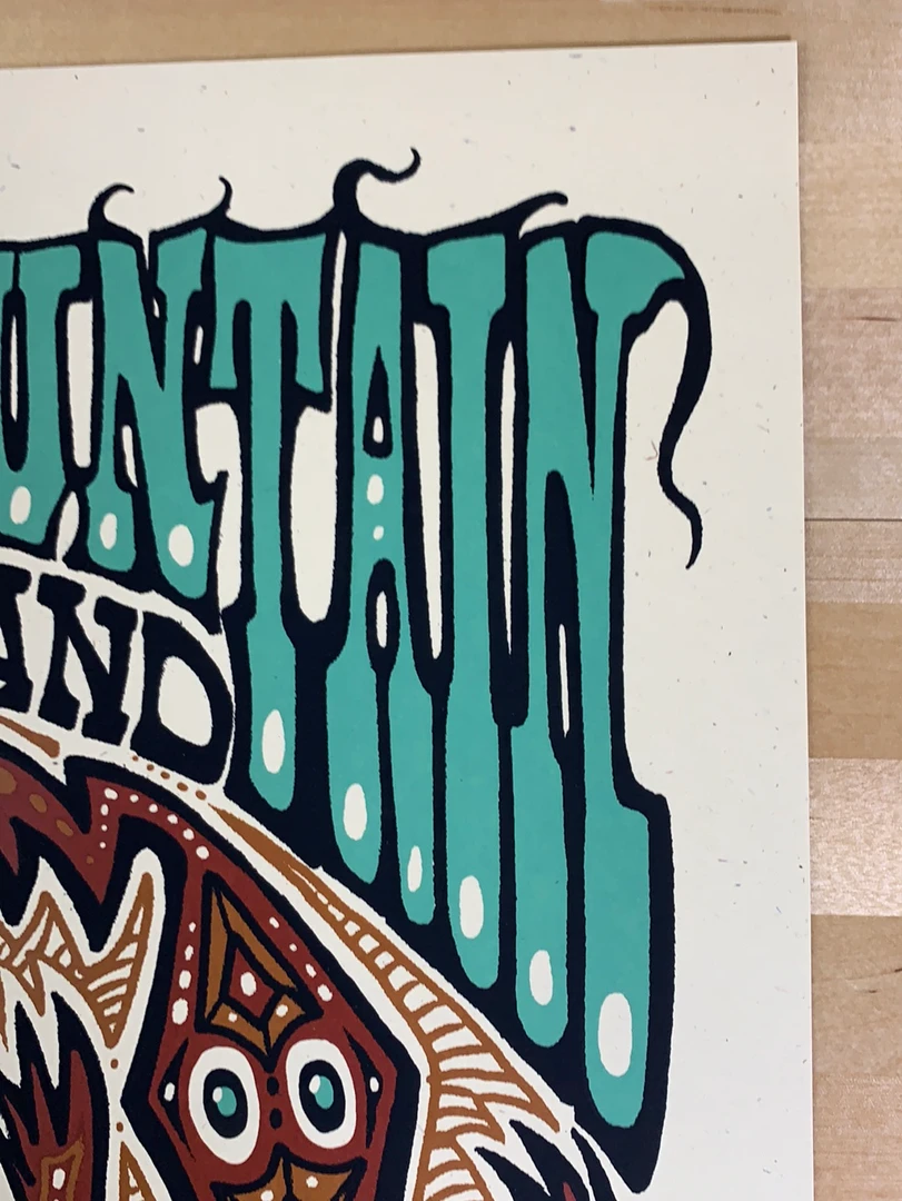 Yonder Mountain String Band - 2011 Jeff Wood Poster Red Rocks Morrison, CO