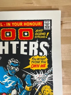 Foo Fighters - 2015 Chris Hopewell Poster Slane, Ireland