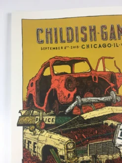 Childish Gambino - 2018 Landland Poster Chicago, IL United Center