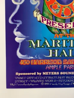 FD/ID 5 Etta James - 1996 Lee Conklin Poster Maritime Hall San Fran 1st Gig Posters